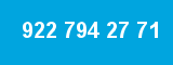 922 794 27 71 922 794 27 71
